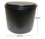 Pouf en polyuréthane Reverso - COT-0440