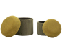 Pouf avec rangement intégré Aspen (Set de 2) - 6