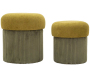 Pouf avec rangement intégré Aspen (Set de 2)
