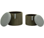 Pouf avec rangement intégré Bolzano (Set de 2) - 89,90