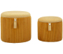 Pouf avec rangement intégré Bolzano (Set de 2)
