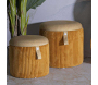 Pouf avec rangement intégré Bolzano (Set de 2) - MAURO FERRETTI