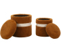 Pouf avec rangement intégré Saint-Moritz (Set de 2) - 6