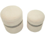 Pouf avec rangement intégré Saint-Moritz (Set de 2) - 6