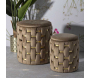 Pouf avec rangement intégré Shanty (Lot de 2) - MAURO FERRETTI