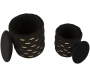 Pouf avec rangement intégré Shanty (Lot de 2) - 5