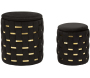 Pouf avec rangement intégré Shanty (Lot de 2)