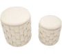 Pouf avec rangement intégré Shanty (Lot de 2) - 6