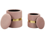 Pouf avec rangement intégré Sheffild (Lot de 2) - 79,90
