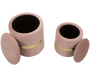 Pouf avec rangement intégré Sheffild (Lot de 2) - 5