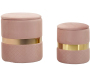 Pouf avec rangement intégré Sheffild (Lot de 2)
