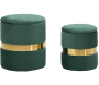 Pouf avec rangement intégré Sheffild (Lot de 2)