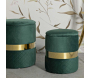 Pouf avec rangement intégré Sheffild (Lot de 2) - MAURO FERRETTI