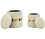 Pouf avec rangement intégré Sheffild (Lot de 2) - 79,90