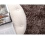 Pouf rond en polyester teddy Benjamin - 109