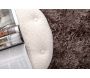 Pouf rond en polyester teddy Benjamin - 129