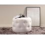 Pouf rond en polyester teddy Benjamin - Venture Home