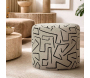 Pouf en tissu Nairobi 44 x 40 cm - MAURO FERRETTI