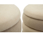 Pouf en tissu 2 en 1 Nordic (Set de 2) - 6