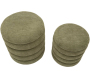 Pouf en tissu 2 en 1 Nordic (Set de 2) - MAU-0897
