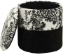 Pouf en tissu 2 en 1 Oriental 40 x 42 cm - MAU-0900