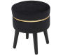 Pouf en tissu Paris 35 x 40.5 cm - 5