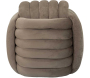 Pouf en tissu Softy 45 x 45 x 45 cm - 119