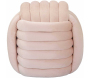 Pouf en tissu Softy 45 x 45 x 45 cm - 119