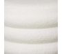 Pouf 2 en 1 en tissu bouclette Freya - 5