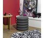 Pouf 2 en 1 en tissu coloré Atome - 6