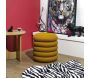 Pouf 2 en 1 en tissu coloré Atome - 6