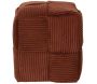 Pouf en tissu côtelé tressé Scott - CMP-5225