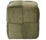 Pouf en tissu côtelé tressé Scott - CMP-5227