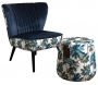 Pouf en tissu Jungle - AUB-3393