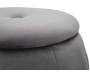 Pouf en tissu et métal 2 en 1 Paris 43 x 43 cm - 6