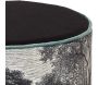 Pouf en tissu à motifs Black forest 28 x 36 cm - CMP-4611