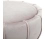 Pouf en tissu avec surpiqures Flower 40 x 44 cm - 5