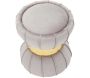 Pouf en tissu avec surpiqures Flower 40 x 44 cm - 83,90