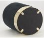 Pouf en velours et métal doré - 29,90