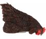 Poules décoratives à poser en polyrésine (Lot de 3) - 7