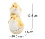 Poussins dans coquille en résine 10.5 x 7.5 x 13.5 cm - 5