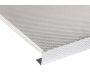 Protecteur de fond pour meuble de cuisine en aluminium pour module de 90 cm - 36,90