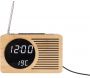 Radio réveil en bambou Retro - PRE-1109