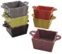 Ramequin carré en céramique (Lot de 6)
