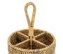 Range-couverts rond en rotin naturel - AUB-7184