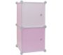 Rangement enfant 2 cubes mobulables 30x30 cm