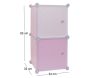 Rangement enfant 2 cubes mobulables 30x30 cm - 6