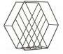 Rangement magazine structure hexagonale Zina