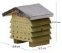 Refuge à abeilles en bois et zinc - 9