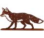 Renard décoratif en métal rouillé - 9,90